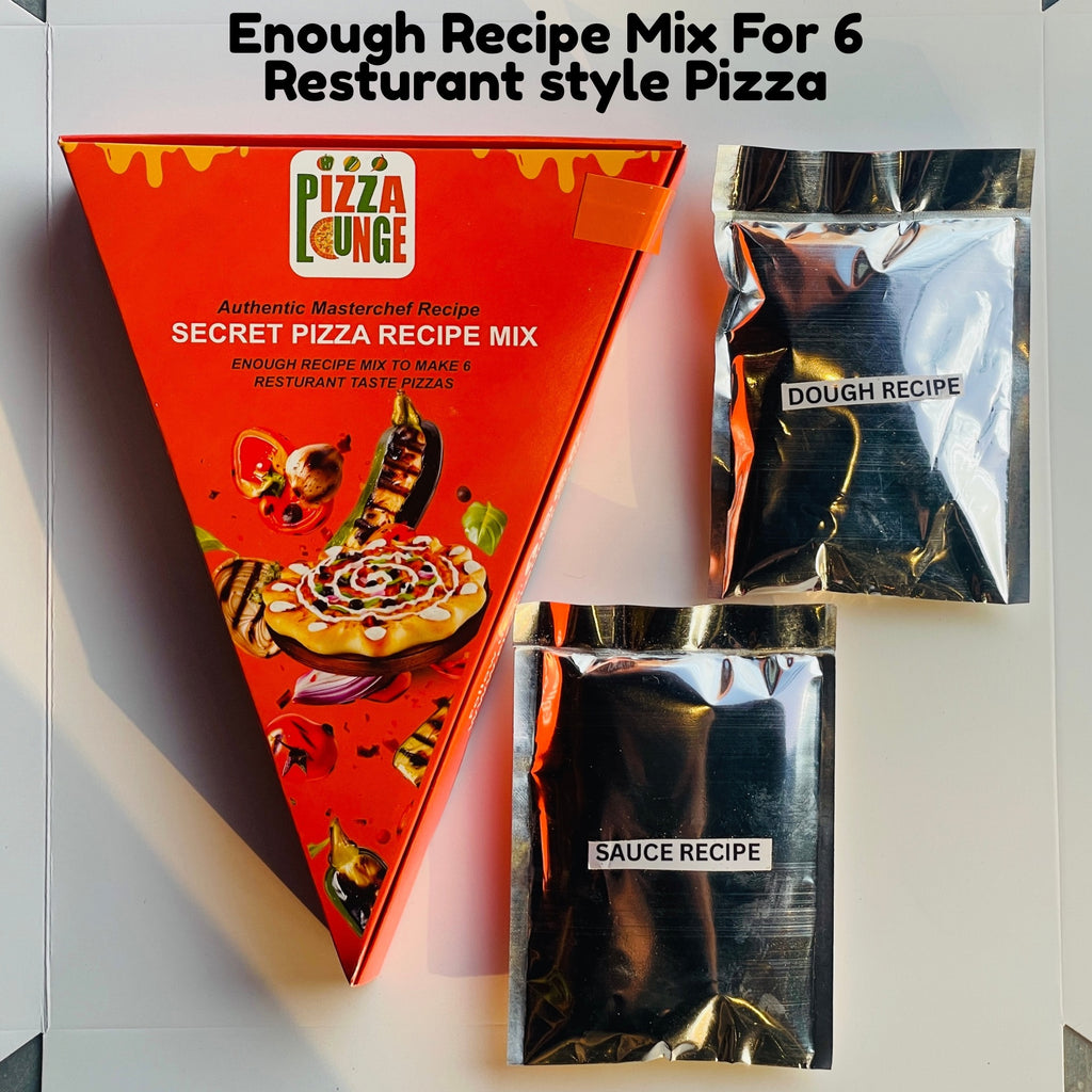 Instant Secret Pizza Recipe Mix || Dough+Special White Sauce Mix (NO OVEN NEEDED)